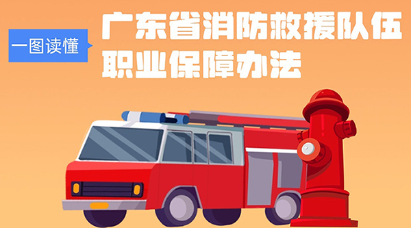 一圖讀懂廣東省消防救援隊伍職業保障辦法